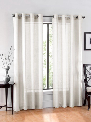 Goodgram Ultra Luxurious Elegant Sheer Grommet Curtain Panels