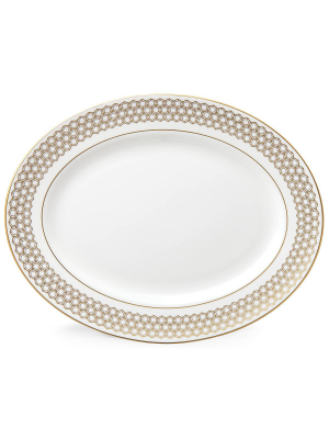 Prismatic Gold™ 13" Oval Serving Platter