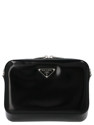 Prada Triangle Logo Shoulder Bag