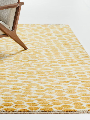 Suzette Yellow Geometric Rug