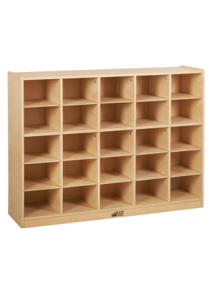 Ecr4kids 25 Cubby School Storage Cabinet - Rolling Cabinet With With Tray Slots