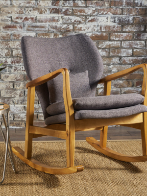 Benny Mid Century Modern Rocking Chair - Christopher Knight Home