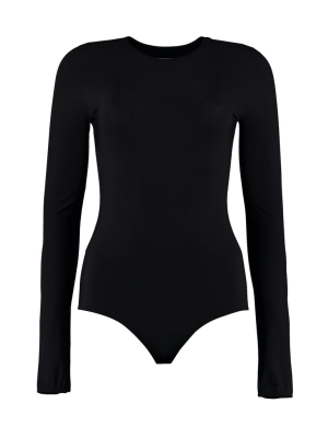 Maison Margiela Long Sleeved Jersey Bodysuit