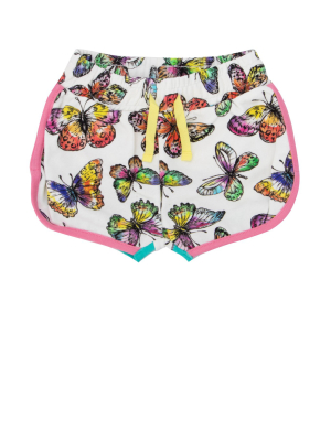 Stella Mccartney Kids Butterfly Print Shorts