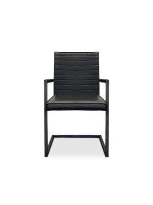 Drake Arm Chair - Black (2 Per Box)