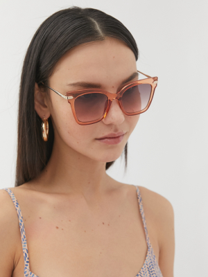 Penelope Combination Cat-eye Sunglasses