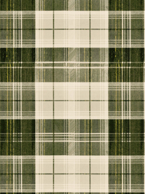 Countryside Plaid Wallpaper Sample Swatch