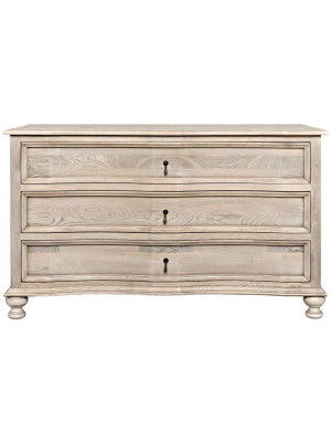 Curved Front 3 Drawer Chest