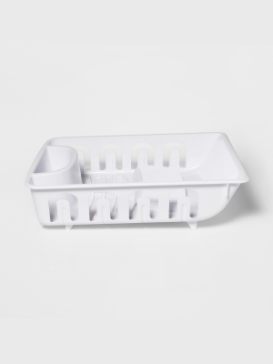 Plastic Dish Drainer White - Room Essentials™