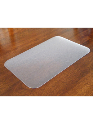 Floortex Anti-microbial Desk Pad 19"x24" Clear Fphmtm4861ev