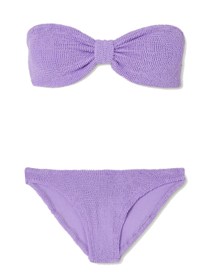 Lilac Jean Bandeau Bikini