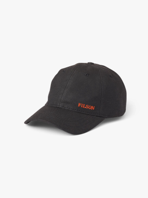 Filson Oil Tin Low Profile Cap, Black