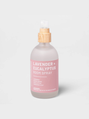 3.3 Fl Oz Wellness Essential Oil Room Spray Lavender & Eucalyptus - Project 62™