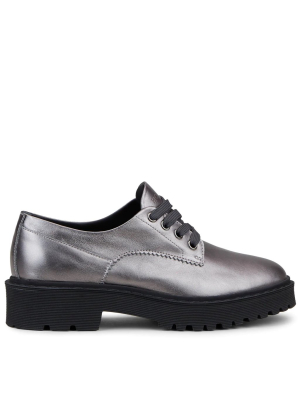Hogan Metallic Effect Lace-up Shoes