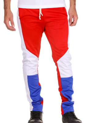 The Dirty Disick | Red, White, And Blue Track Suit Pants