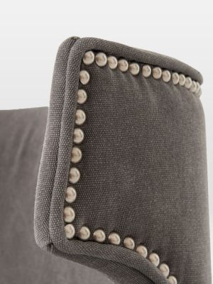 Nailhead Upholstered Dining Chair