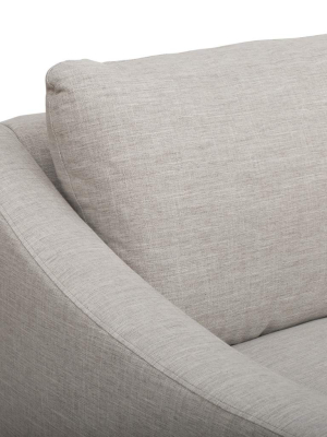 Hilton Sofa, Samantha Silver