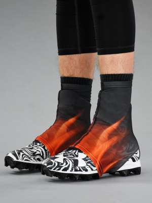 Black Fire Spats / Cleat Covers