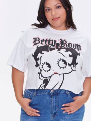 Plus Size Betty Boop Graphic Tee