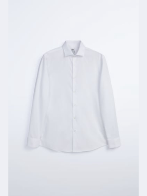 No Iron Textured Weave Shirt