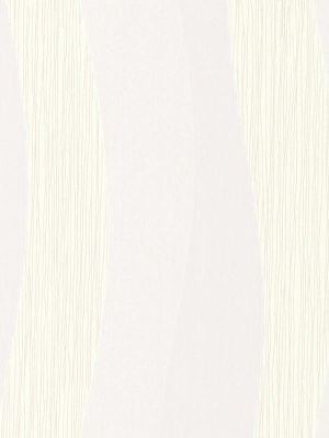 Wavy Stripes Wallpaper In Ivory Design By Bd Wall