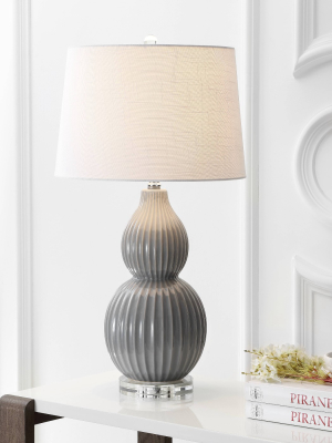 28.25" Ceramic Thatcher Table Lamp (includes Energy Efficient Light Bulb) - Jonathan Y