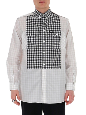 Burberry Contrasting Checked Shirt