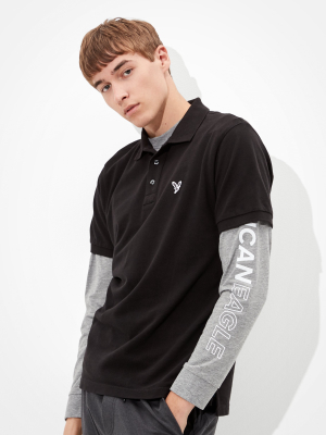 Ae Super Soft Icon Pique Polo Shirt