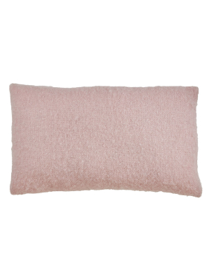 Faux Mohair Poly Filled Throw Pillow - Saro Lifestyle
