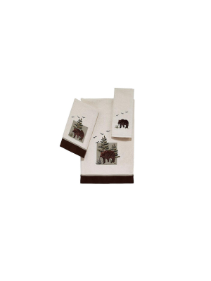 Bear Patch 3 Pc Towel Set