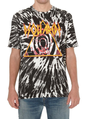 Dsquared2 Logo Tie-dye T-shirt