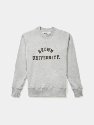 Brown Classic Crewneck Sweatshirt