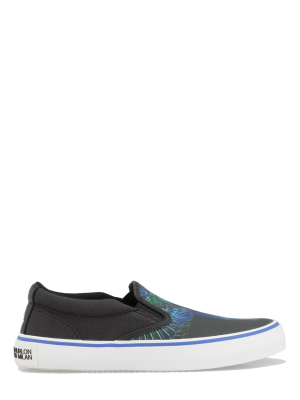 Marcelo Burlon County Of Milan Wings Printed Slip-on Sneakers