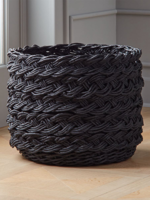 Black Braided Basket