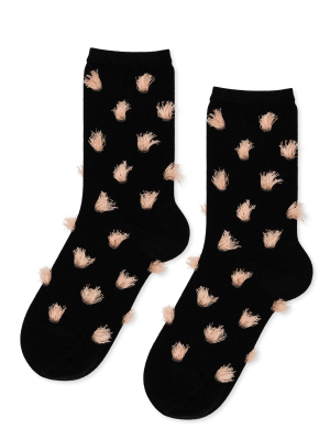 Nori Crew Socks - Black