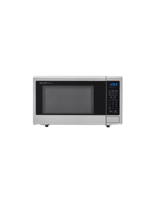 Sharp Carousel 1.1 Cu Ft Stainless Steel Microwave Oven (refurbished)