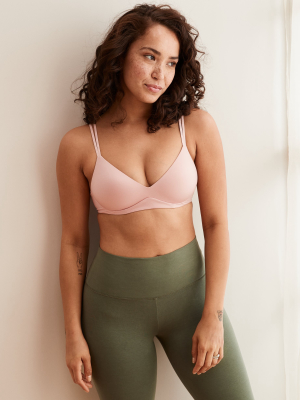 Aerie Real Sunnie Wireless Push Up Bra