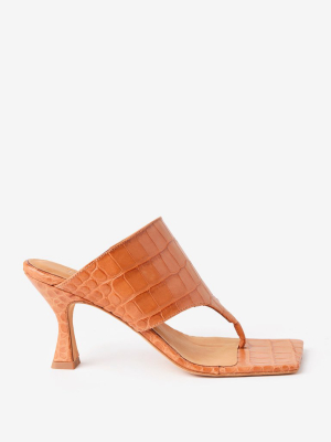 Toral Coco Cindy Heeled Leather Sandal