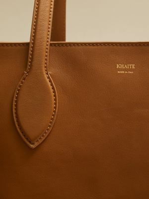 The Medium Osa Tote In Caramel Leather