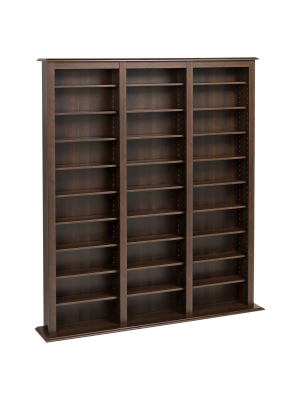 Jackson Media Storage Rack Espresso - Prepac