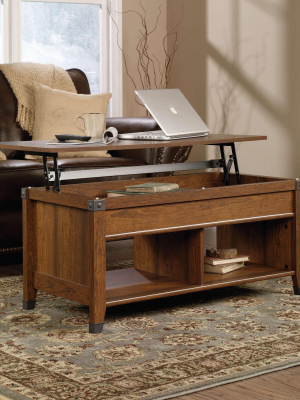 Carson Forge Lift-top Coffee Table - Washington Cherry - Sauder