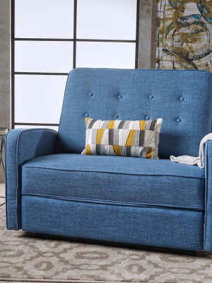 Calliope Buttoned Reclining Loveseat - Christopher Knight Home
