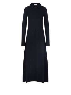 Jil Sander Zipped Midi Polo Dress