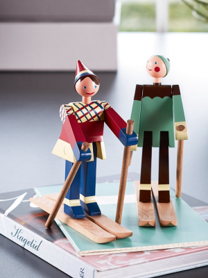 The Skier Boy Figurine