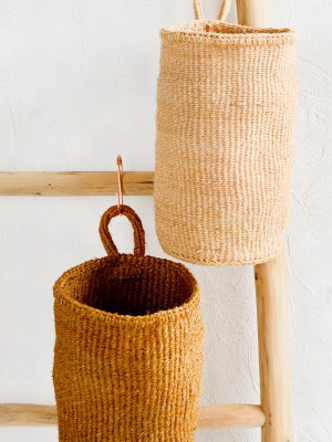 Hanging Sisal Utensil Basket