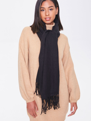 Tassel Oblong Scarf