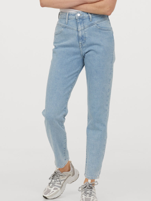 Mom Ultra High Ankle Jeans