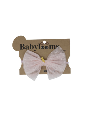 Heirlooms Tulle With Dots Baby Headband - Pink