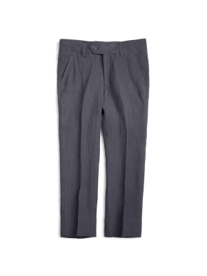 Linen Suit Pants | Carbon