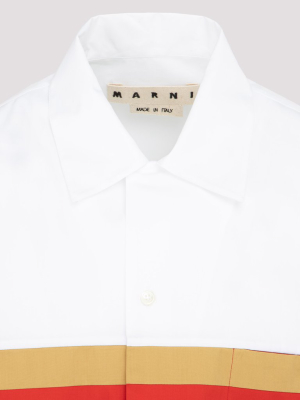 Marni Striped Detail Short Sleeve Shirt